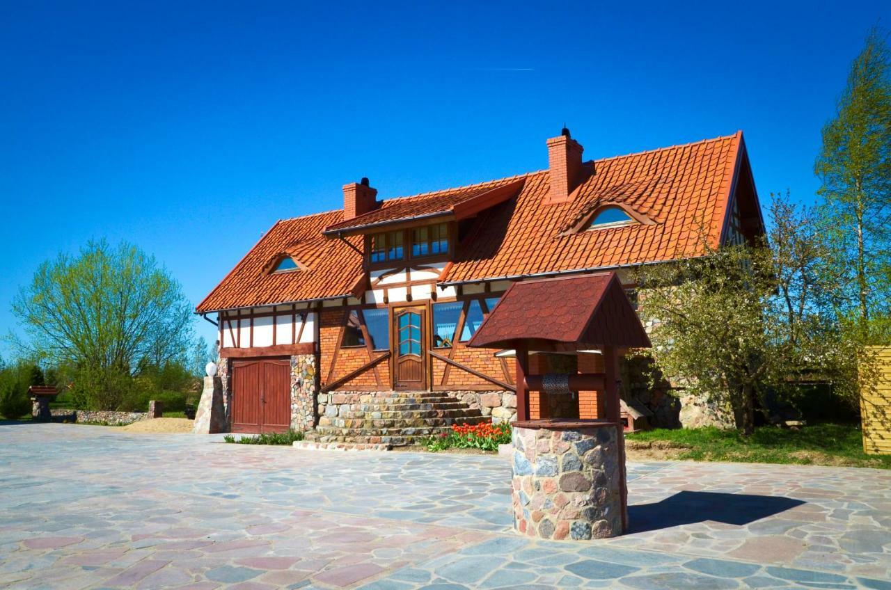 Villa Dom Na Wodzie Mazury Dzwierzuty Esterno foto